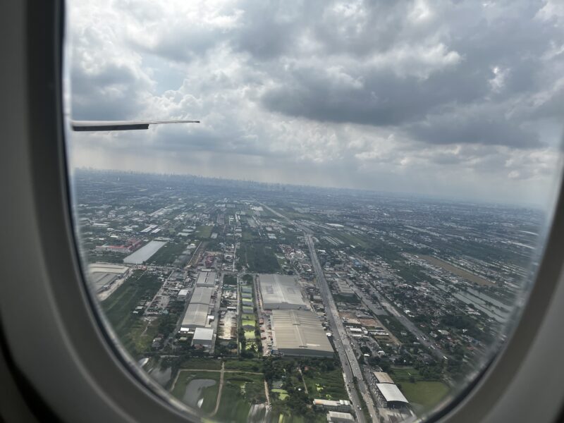 タイ航空からのタイ景色