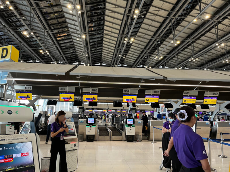 タイ航空カウンター