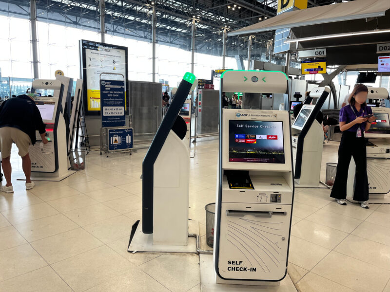 タイ航空チェックイン機