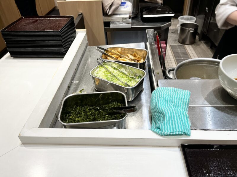夜鳴きそばの薬味