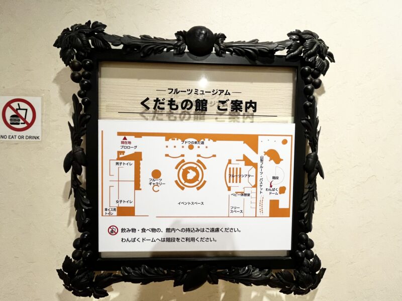 くだもの館案内図