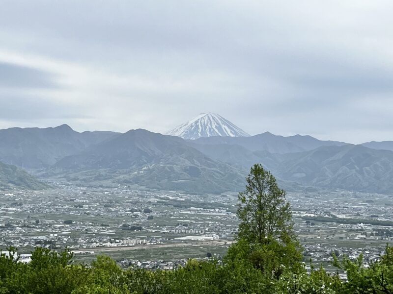 笛吹川フルーツ公園からの景色