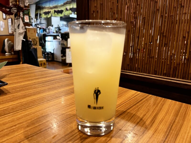 ゆず酒ソーダ割
