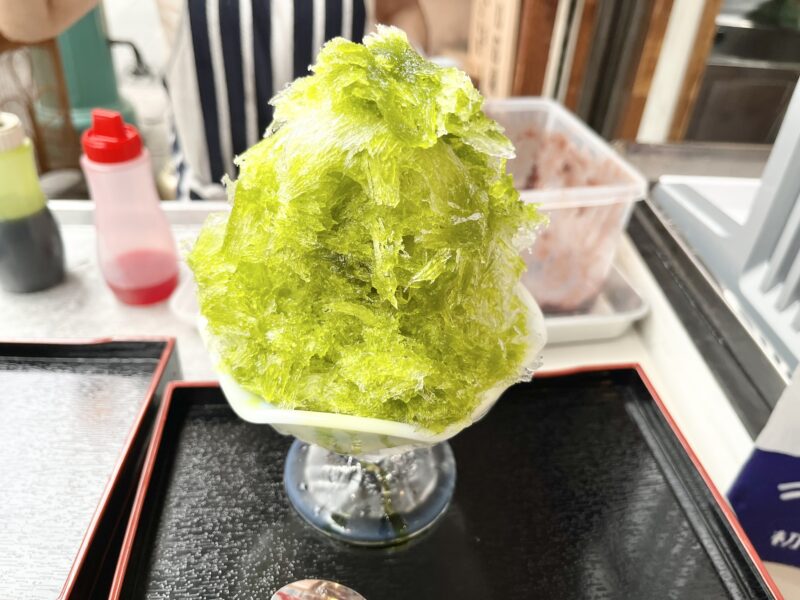 氷ぜんざい(抹茶)