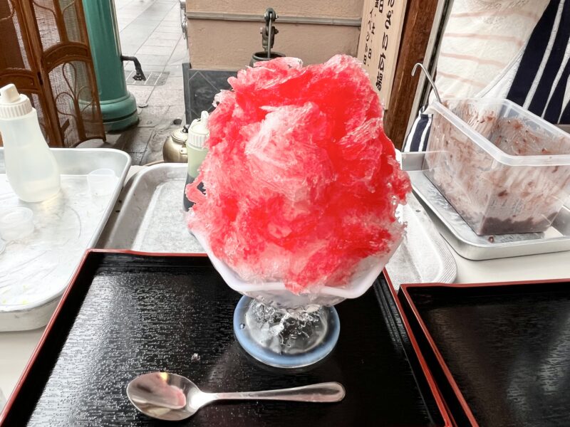 氷ぜんざい(いちご)