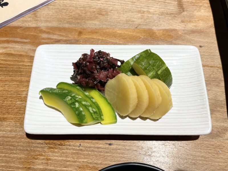 漬物盛り合わせ