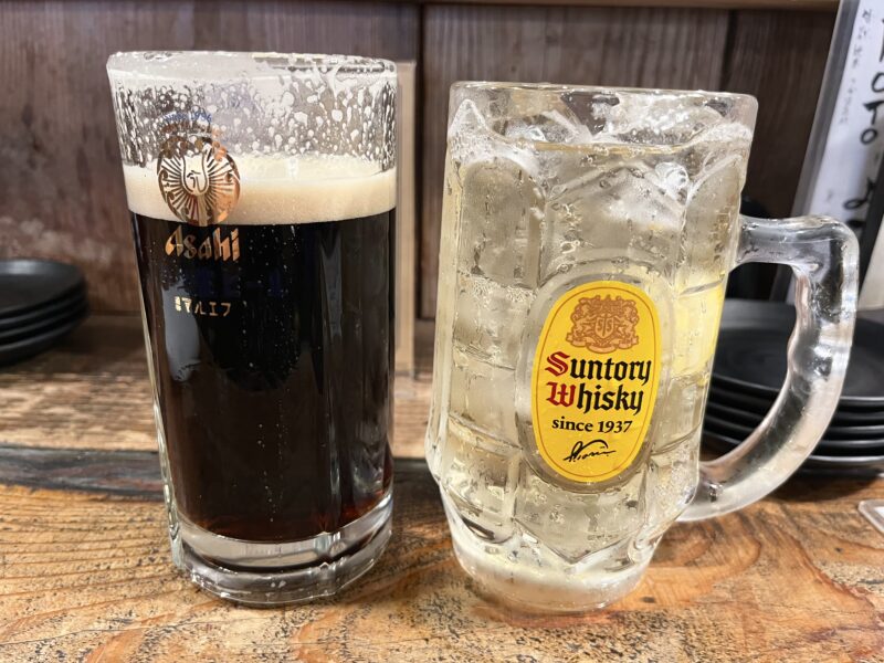 ハッピー黒生ビール&ハッピー角ハイボール