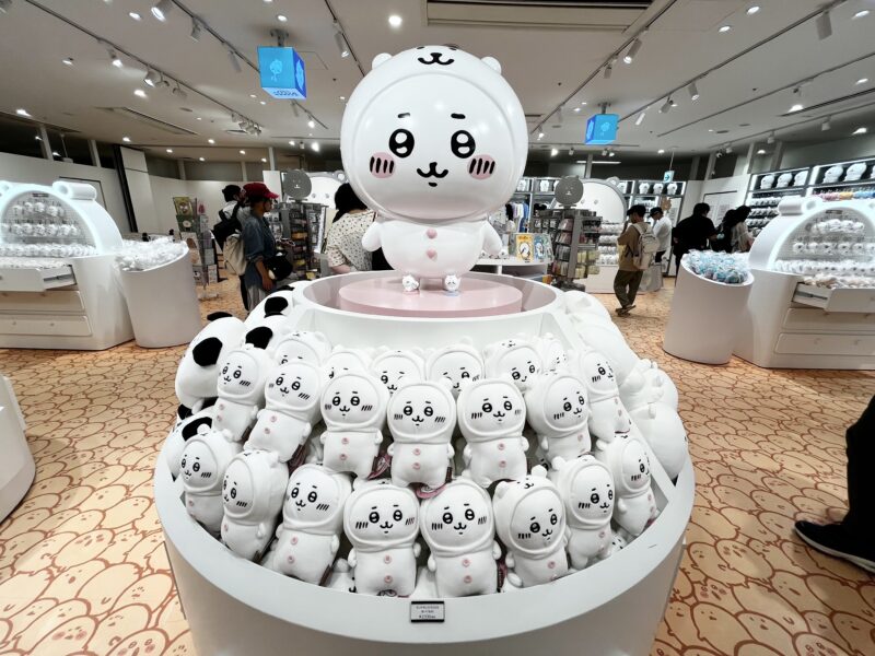 ナガノのくま ちいかわにかぶられたぬいぐるみS（ちいかわ）