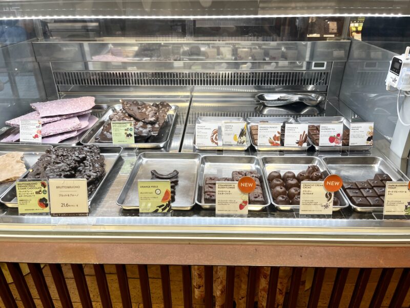 チョコレートショーケース