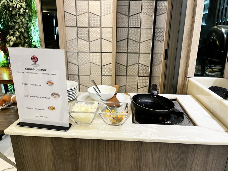 朝食ライブキッチン