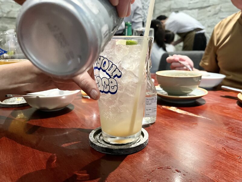 自家製ジンジャーエール