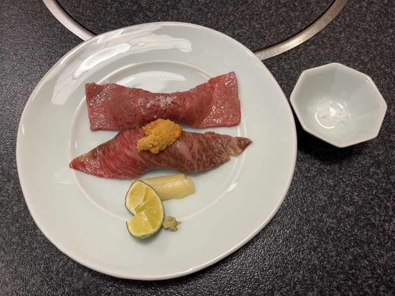 姫路和牛 炙り寿司