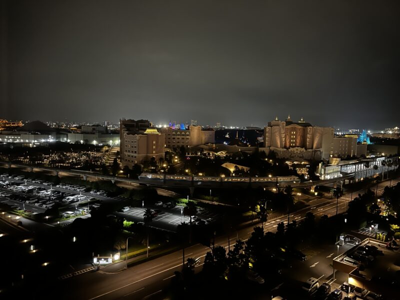部屋からの夜景