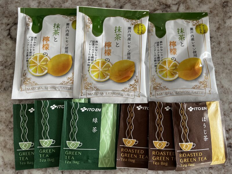 抹茶と檸檬のラテ