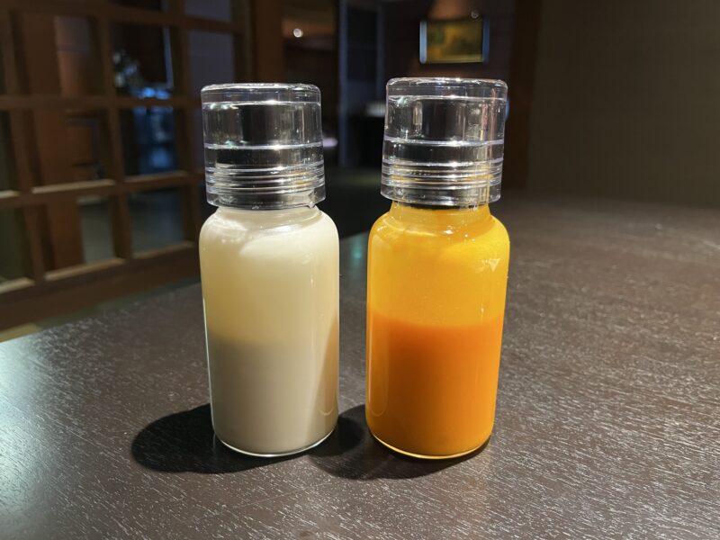 2種類のドレッシング